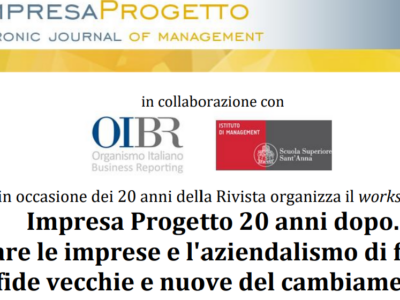 Workshop impresa progetto